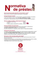 Normativa de préstec de la Biblioteca Normativa de préstec de la Biblioteca